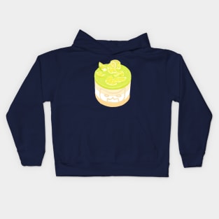 Meow Mousse Lime Kids Hoodie